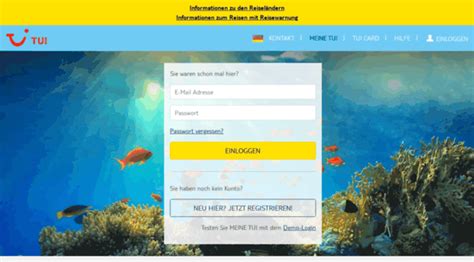 meine tui de anmeldung.